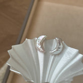 Moonlit Ripples · Baroque Pearl Stud Earrings